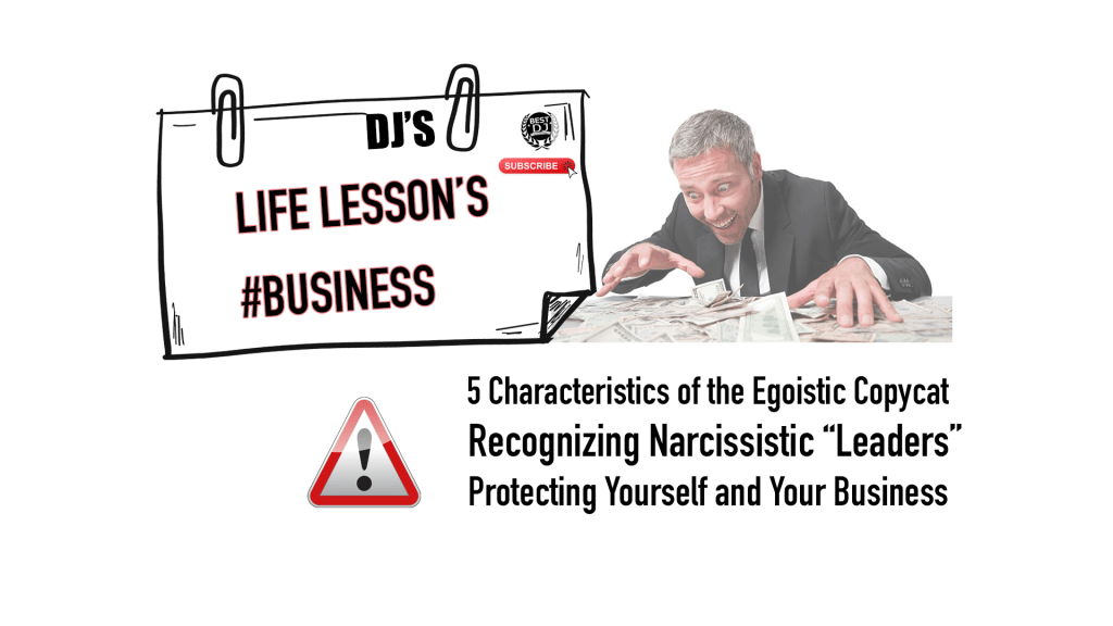 The Copycat Syndrome: Recognising Egoists and Greedy Opportunists in&nbsp;Business